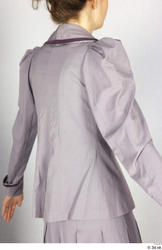 Upper Body Woman White Vest Jacket Costume photo references